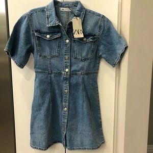 Zara girls jean dress